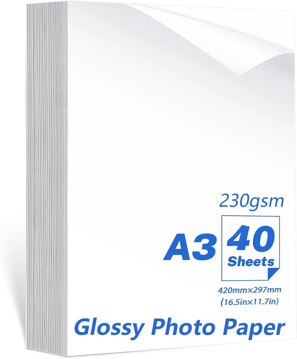 A3 Waterproof Glossy Inkjet Photo Paper | Embossed Bead Surface Inkjet Photo Paper Qme