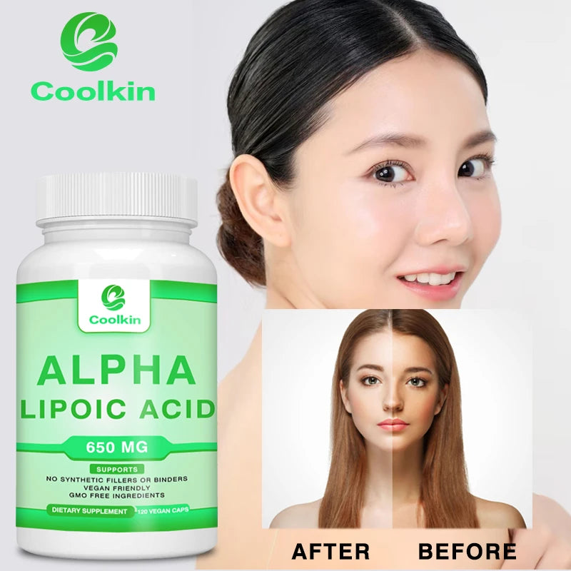 Coolkin Alpha Lipoic Acid Capsules – Antioxidant Support Antioxidant Supplement Qst