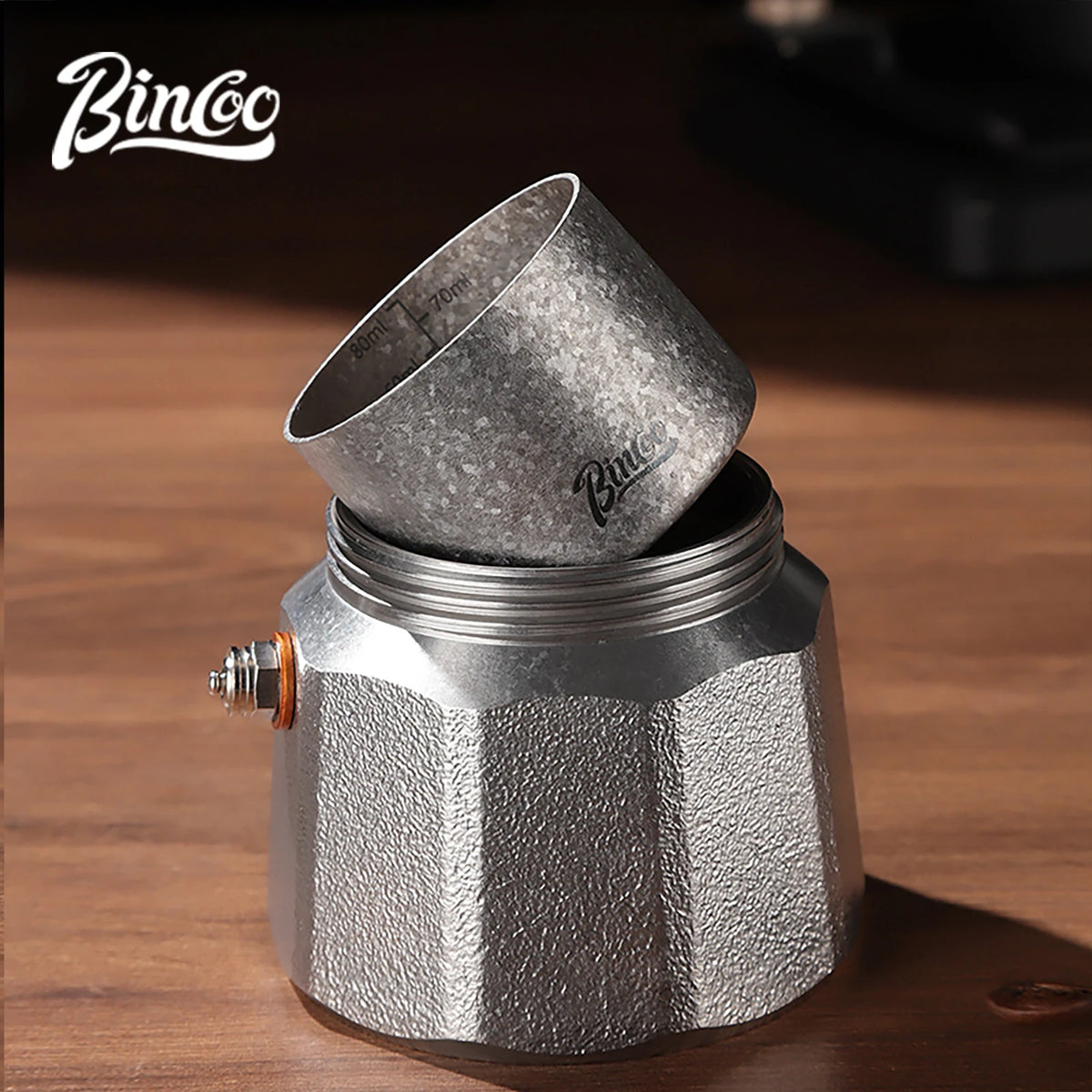 Bincoo Pure Titanium Moka Pot Sub-Stove | 2 & 3 Valve Moka Pot Accessory Qst