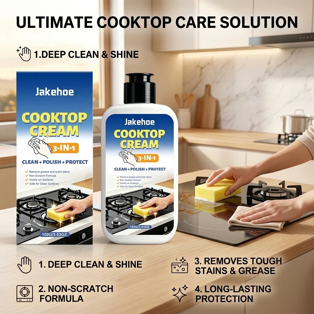 Multi-Functional Kitchen Degreaser Cleaner | 3-in-1 Cooktop Kit Kitchen Degreaser Cleaner Qme