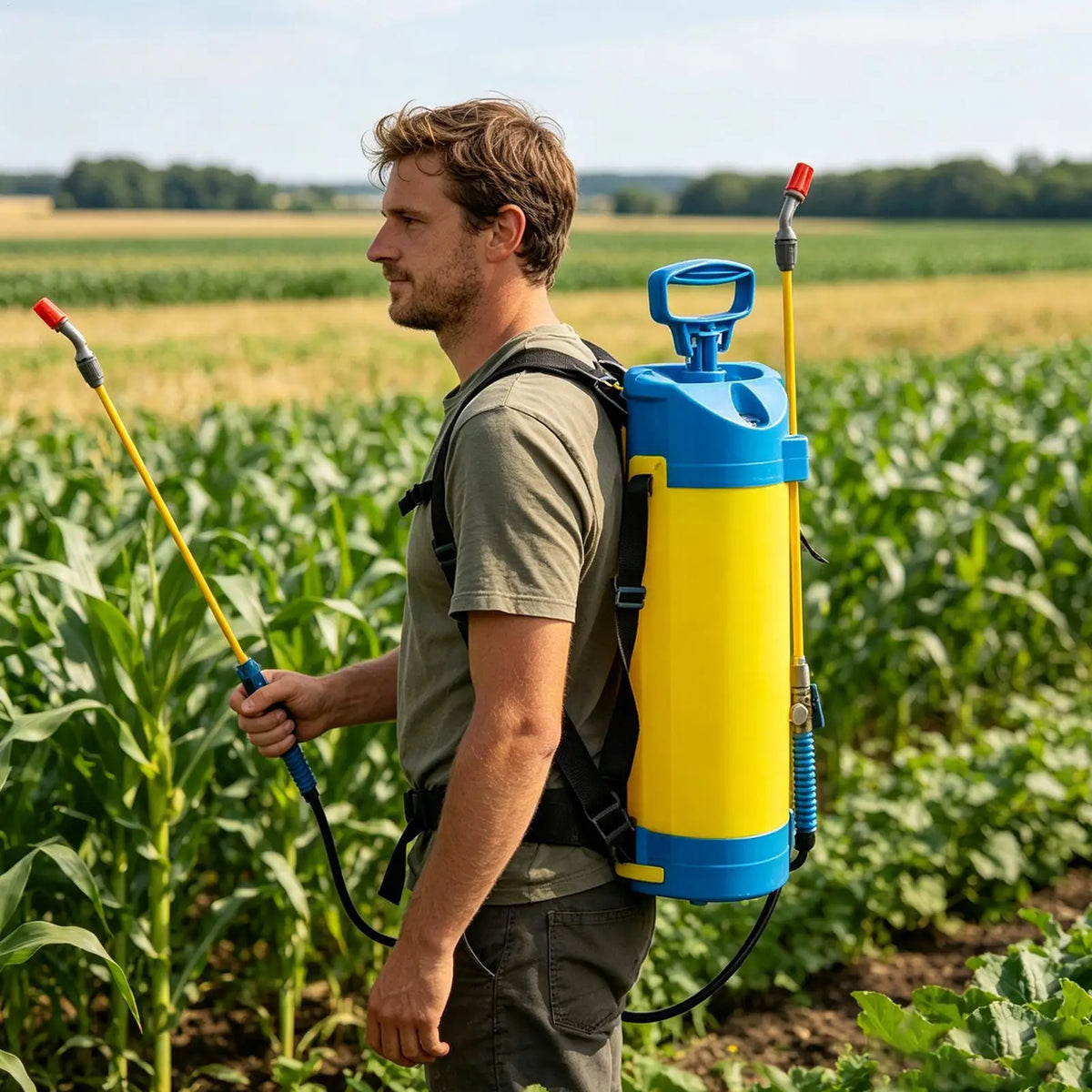 3L Shoulder Sprayer Pump Assembly – Wear-Resistant Air Stick Garden Sprayer Pump Qme