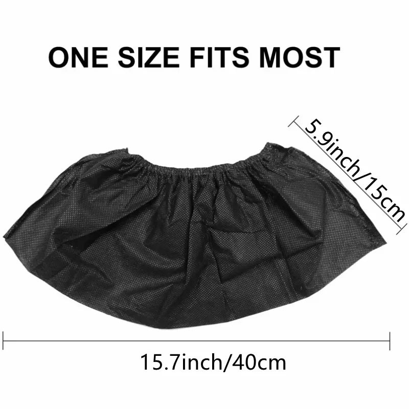 Disposable Non-Slip Shoe & Boot Covers – Nylon Foot Booties Disposable Shoe Covers Qme