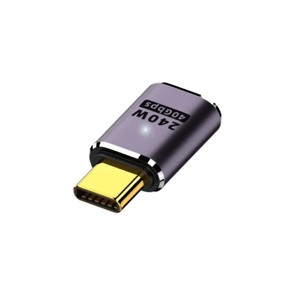 USB4 Type-C OTG Adapter 40Gbps 8K PD240W | Aluminum Alloy USB-C OTG Adapter Qme Type 1
