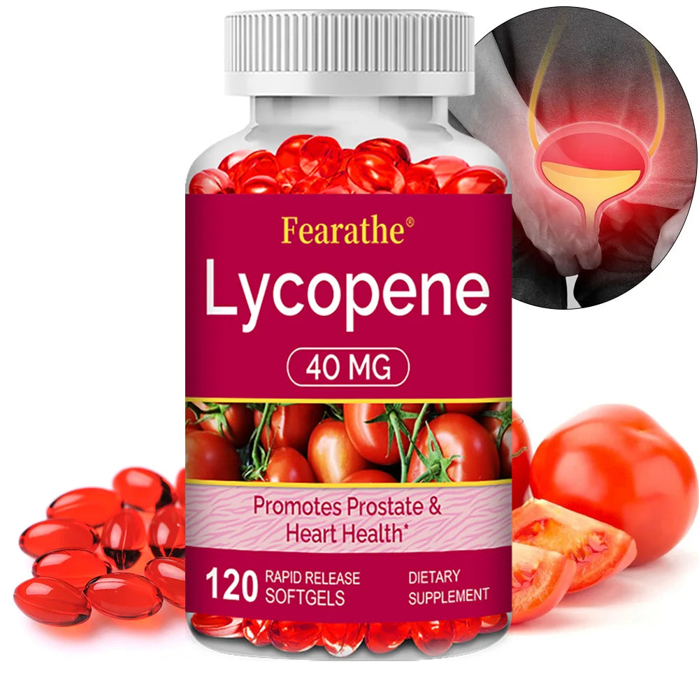 Tecepec Lycopene 40mg – Antioxidant & Immune Capsules Lycopene Supplement Qst