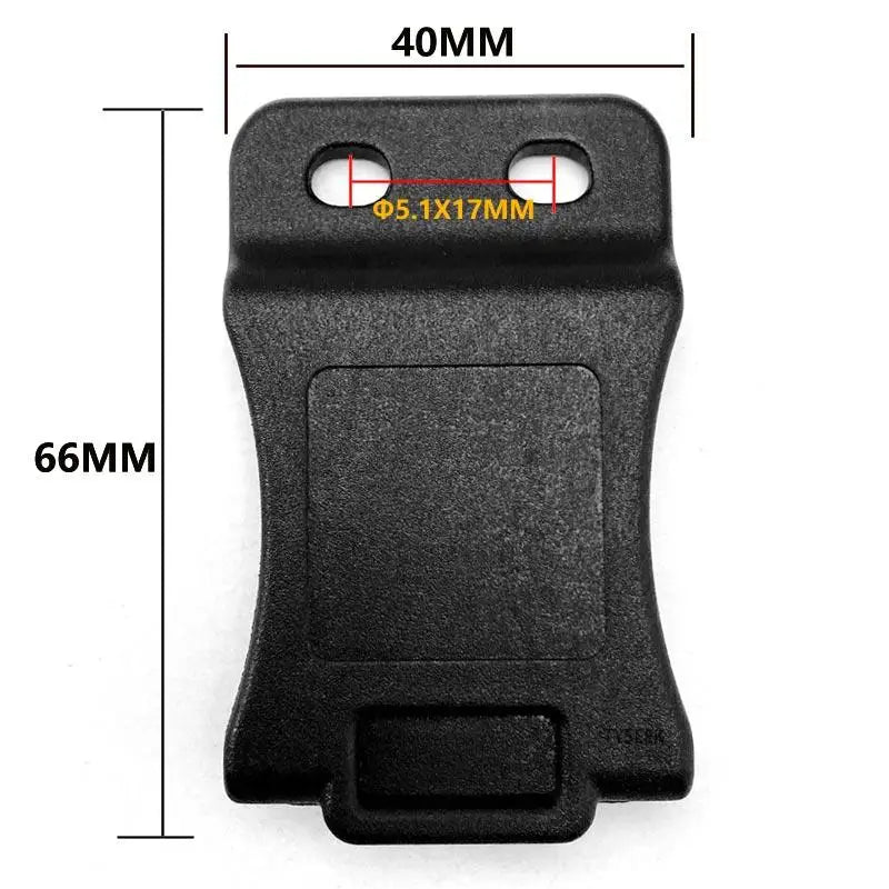 KYDEX Holster Waist Clip – Sheath Making Accessory (1 Piece) Holster Clip Qst
