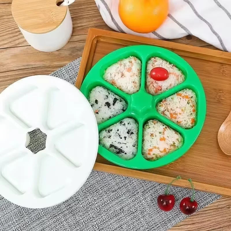 Triangle Rice Ball Mould – DIY Japanese Sushi Onigiri Maker Sushi Rice Mould Qst