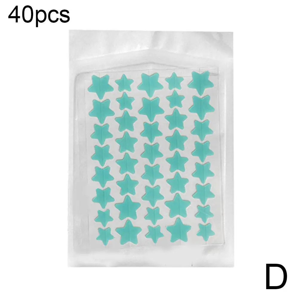 Colorful Star & Heart Pimple Patches – 35 Pack | Fun Spot Stickers Pimple Patches Qme blue 40 counts China