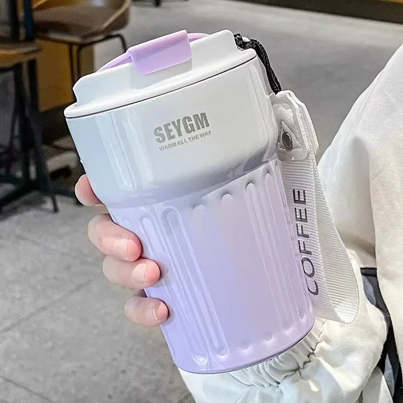 Gradient Vacuum Insulated Tumbler – 304 Stainless Steel 400ml Vacuum Insulated Tumbler Qst Purple 400ml