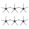 B15C Silicone Side Brush for Roborock S7 S6 S5 Max – 6-Pack Vacuum Brush Replacement Qst Black
