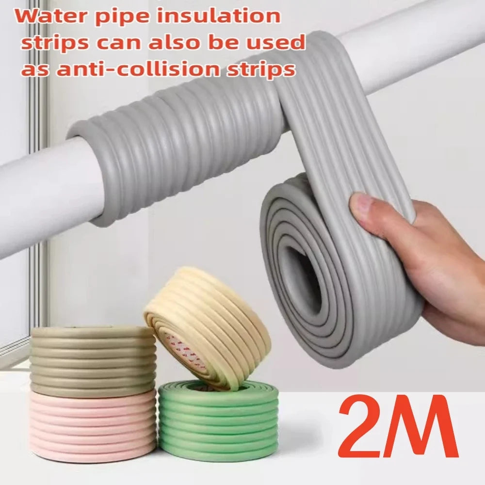 Winter Pipe Frost Protection Cover | Self-Adhesive PP-R Wrap Pipe Insulation Wrap Qme