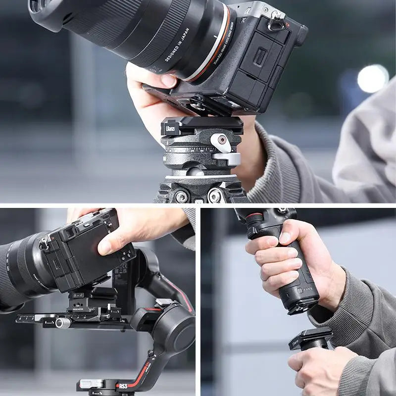 Universal Camera Quick Release Plate – Anti-Scratch Non-Slip Camera Quick Release Plate Qme