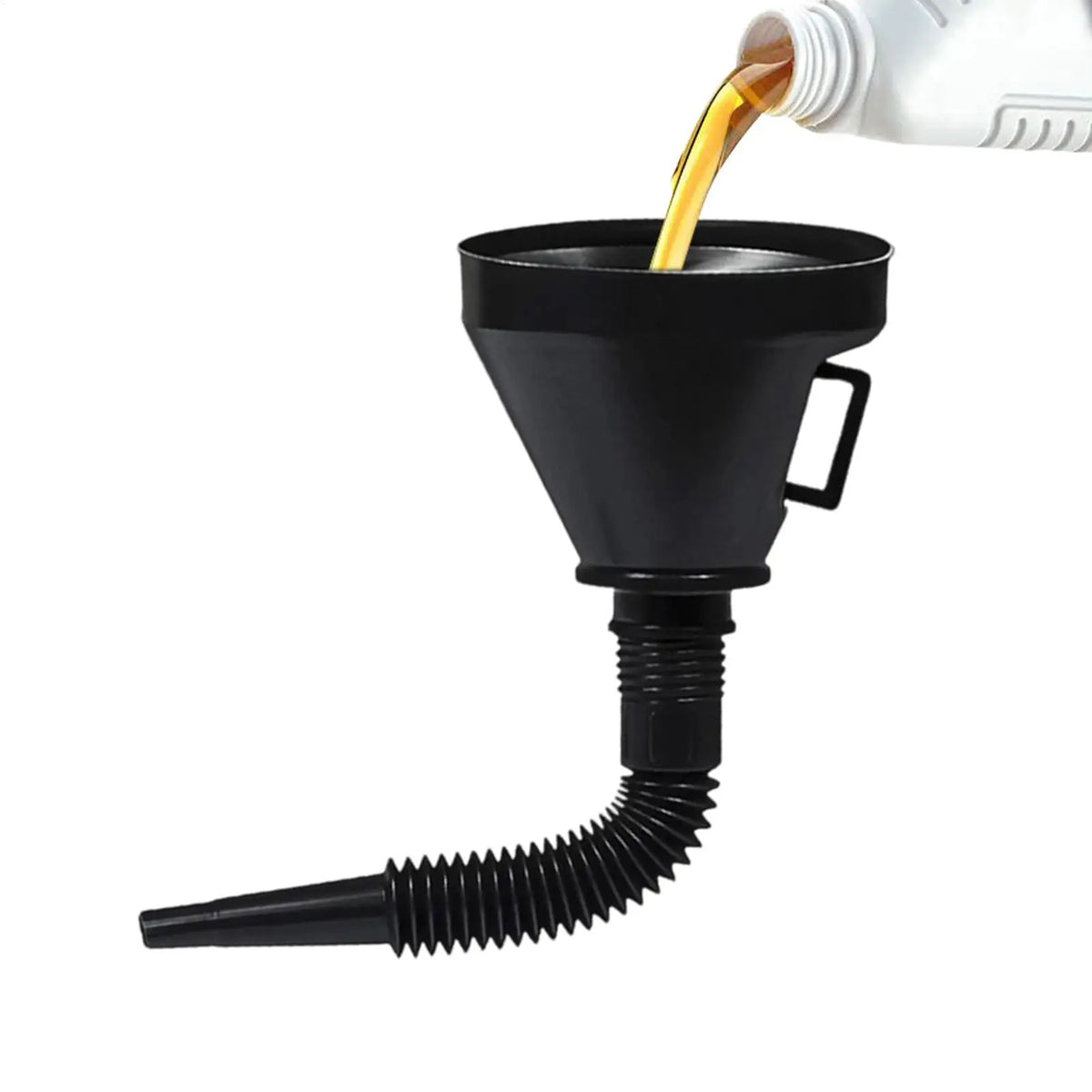 Spill-Proof Oil Funnel Wide Mouth for Car Truck RV Motorcycle Automotive Oil Funnel Qst Default Title
