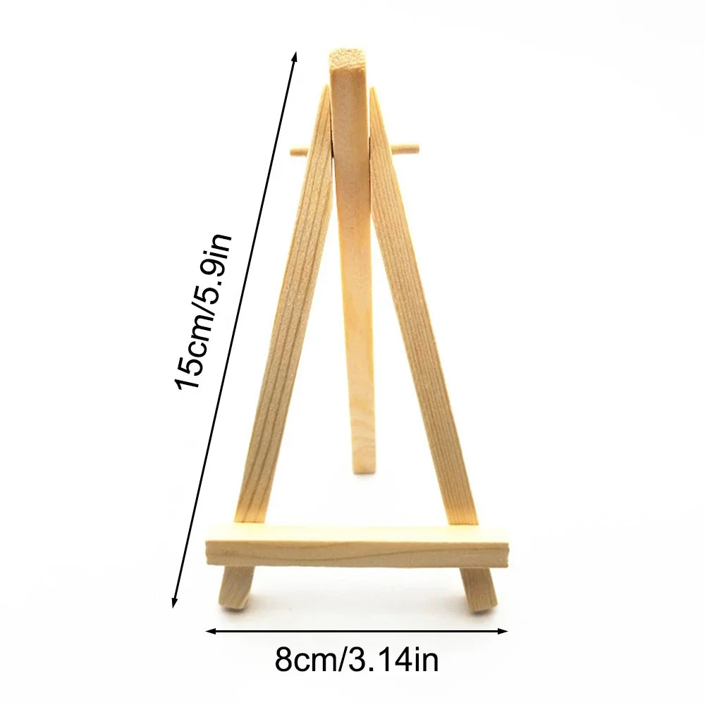 Folding Wood Desktop Easel Stand for Phone & Tablet Phone Tablet Stand Qme