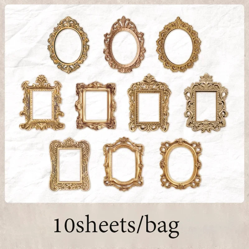 Window Frame Hollow Embossed Collage Cards – 10 Sheets Scrapbook Scrapbook Craft Cards Qme 3