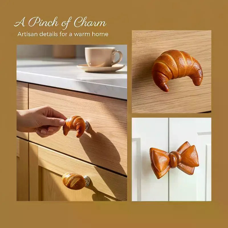 Bread-Shaped Cabinet Door Handle | Cute Kitchen Drawer Knob Cabinet Door Knob Qme