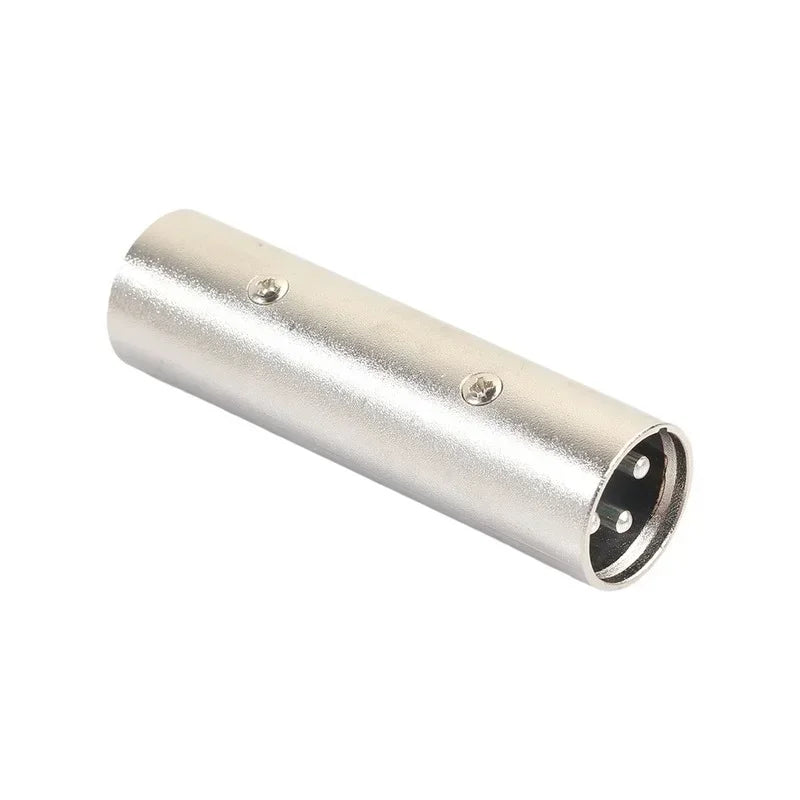 3-Pin XLR Male Mic Plug Connector – Zinc Alloy Audio Adapter XLR Mic Connector Qme