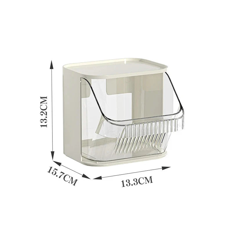 Clear Compartment Coffee Pod Organizer & Display Box | PVC Coffee Pod Organizer Qme C
