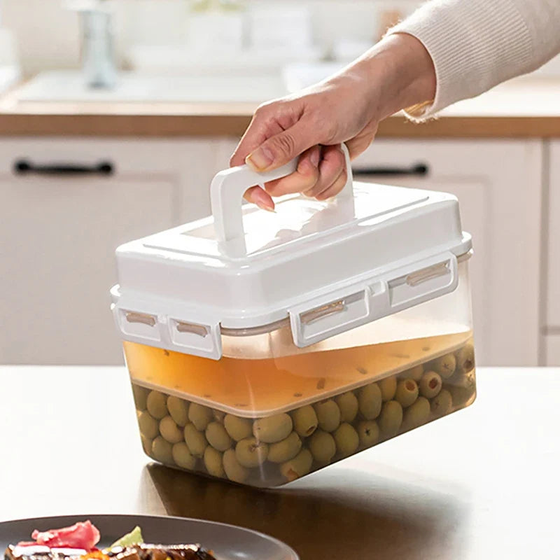 4L Fermentation Jar for Kimchi, Sauerkraut & Pickles Fermentation Container Qme