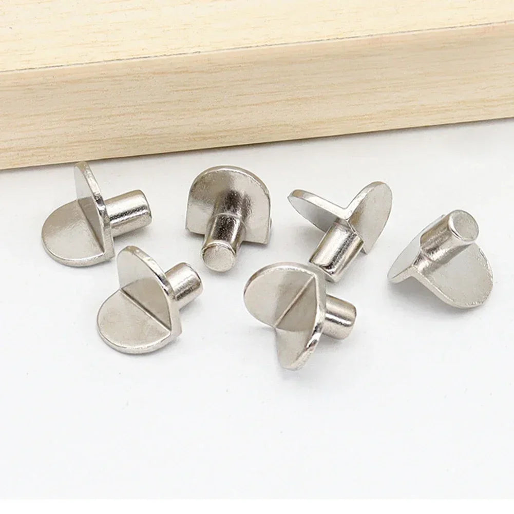 L-Shaped Shelf Support Studs 5mm Cabinet Bracket Holders 20pcs Shelf Support Studs Qme
