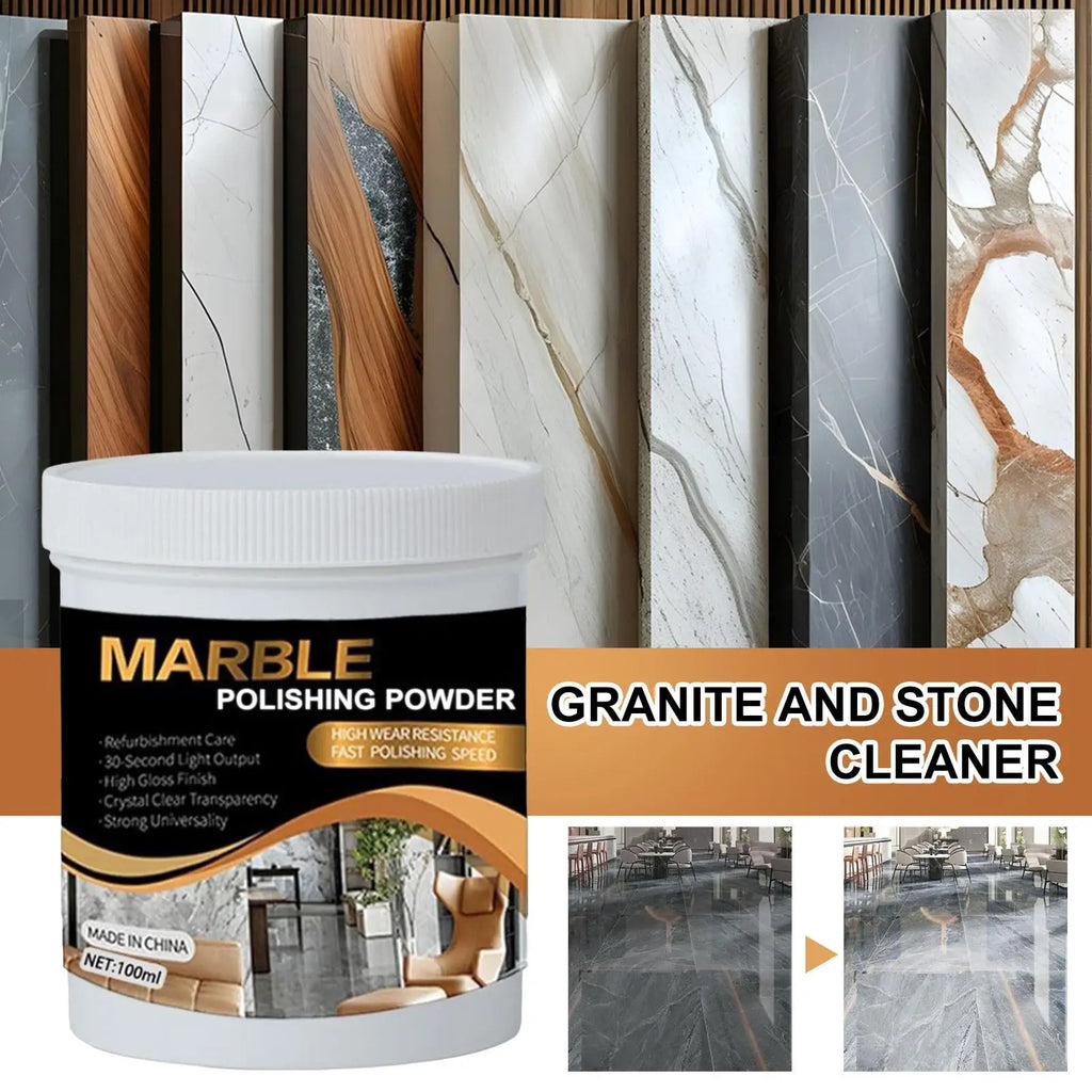 Granite & Marble Polish – Stone Countertop Deep Cleaner 100ml Stone Surface Polish Qme