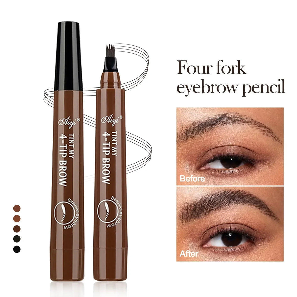 Waterproof Liquid Eyebrow Tattoo Pen | Microblading Brow Makeup Eyebrow Makeup Pen Qme