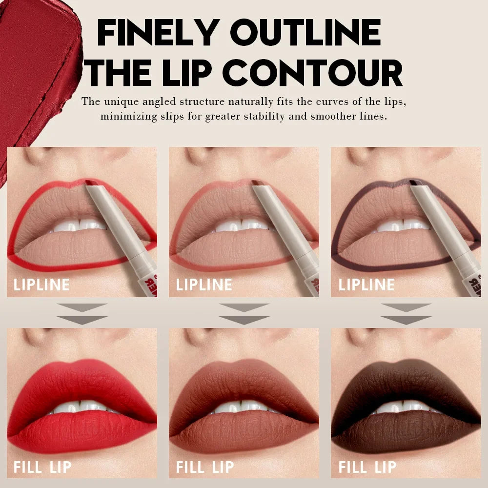 Matte Lip Liner Pen – Long-Lasting & Water-Resistant | Qme Lip Liner Pen Qme