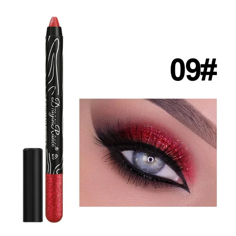 Waterproof Pearlescent Glitter Eyeliner & Eyeshadow Pencil Eyeliner Eyeshadow Pencil Qme 09