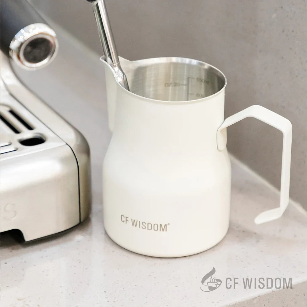 Crane Mouth Milk Frothing Pitcher – Pro Stainless Steel Jug Milk Frothing Pitcher Qme