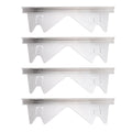 Stainless Steel Stove Gap Covers | 4pcs Adjustable Range Trim Stove Gap Cover Qme 2 Pairs
