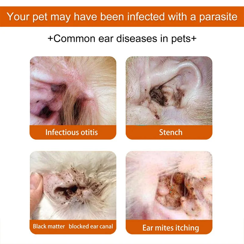 Pet Ear Cleaning Wipes – Gentle Odor Control & Earwax Removal Pet Ear Wipes Qme