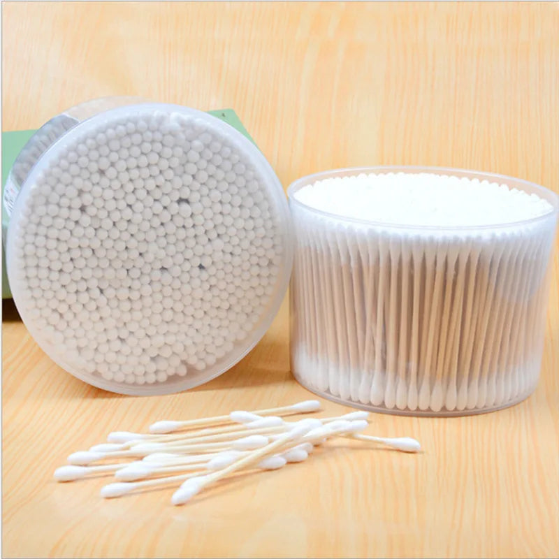 Double-Headed Cotton Swabs – Makeup & Ear Care, Boxed Cotton Swabs Qme