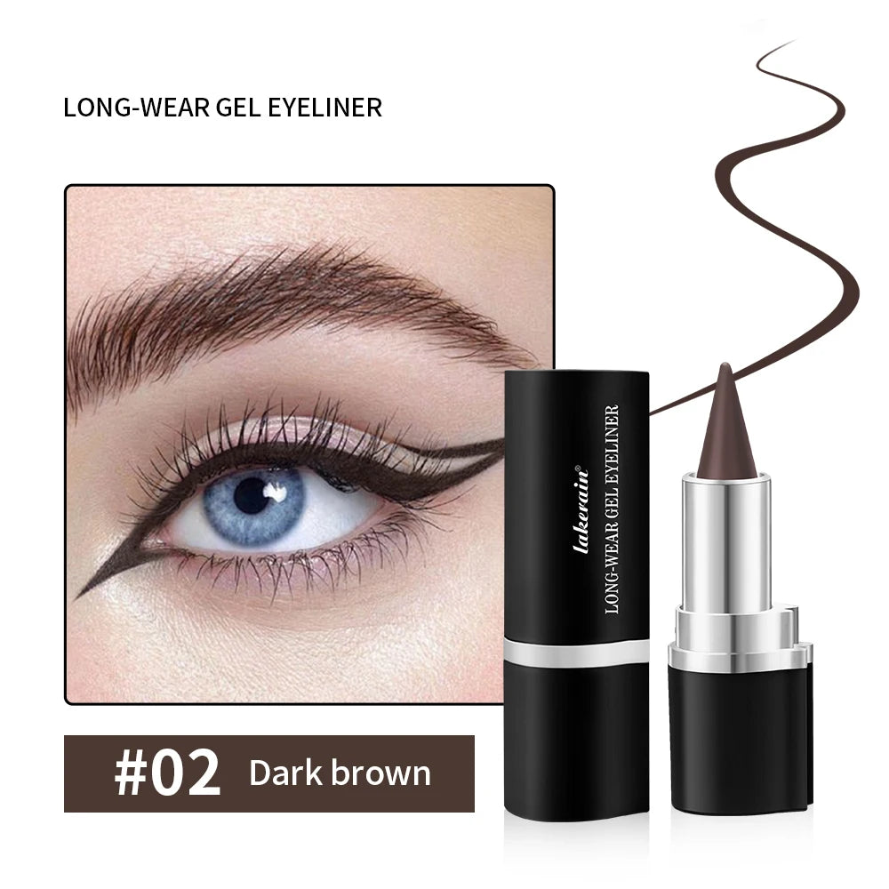 Matte Tapered Eyeliner Stick – Waterproof Long-Lasting Gel Pen Eyeliner Stick Qst 02