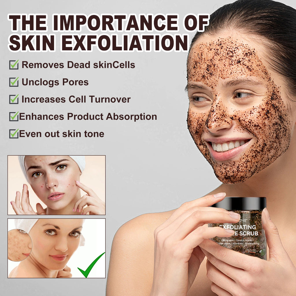 100g Coffee Body Scrub – Exfoliate & Smooth All Skin Types Body Scrub Qst