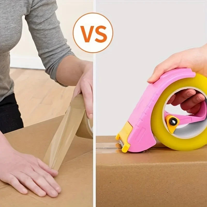 Handheld Tape Cutter & Sealing Machine – Office & Factory Tape Cutter Dispenser Qme