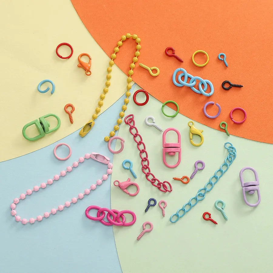 DIY Jewelry Making Kit – Jump Rings, Lobster Clasps & Beads Jewelry Findings Kit Qme