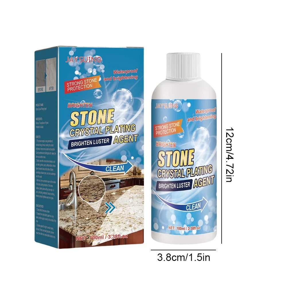 Marble Nano Crystal Plating Luster Agent Kit – 100ML Stone Polish Stone Surface Polish Qme