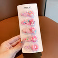 Hello Kitty Kuromi BB Hair Clips – Bangs & Sides, 9 Colors Character Hair Clip Qme zaixia-1