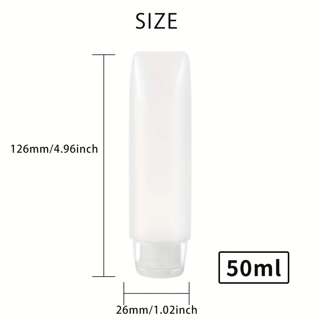 30-Pack Refillable Travel Squeeze Tube Bottles 30ml & 50ml Travel Tube Bottles Qme