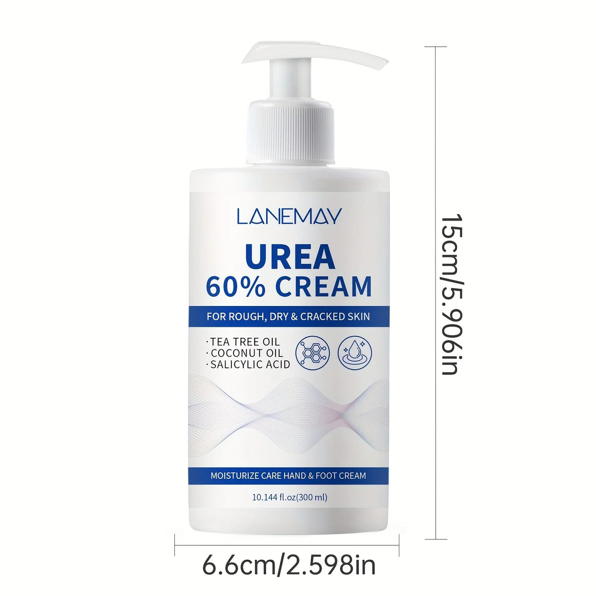 Urea 60% Cream for Hands & Feet – Tea Tree & Salicylic Acid Hand & Foot Cream Qst