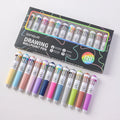 LANGUO 120 Colors Retractable Ballpoint Pen Set – Fine Point Ballpoint Pen Set Qme 120 colors