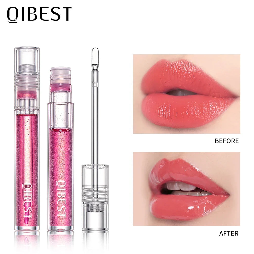QIBEST Moisturizing Plumping Lip Gloss Tint – Natural & Nutritious Plumping Lip Gloss Qme