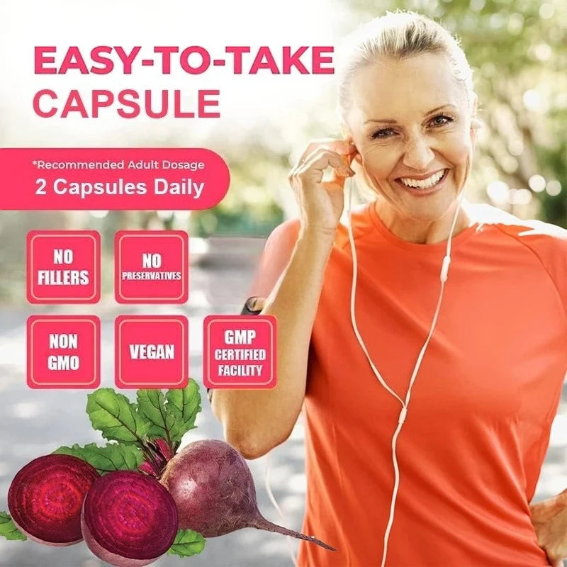 Balincer Beetroot Capsules – Antioxidant & Energy Support Beetroot Supplement Qst