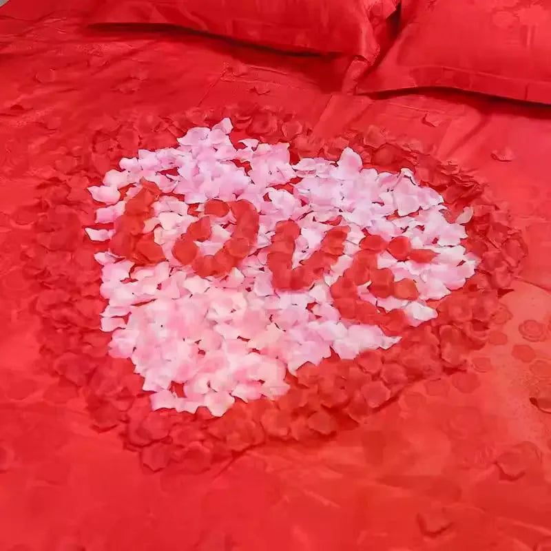 Artificial Silk Rose Petals 1000pcs – Colorful Wedding Decor Artificial Rose Petals Qme