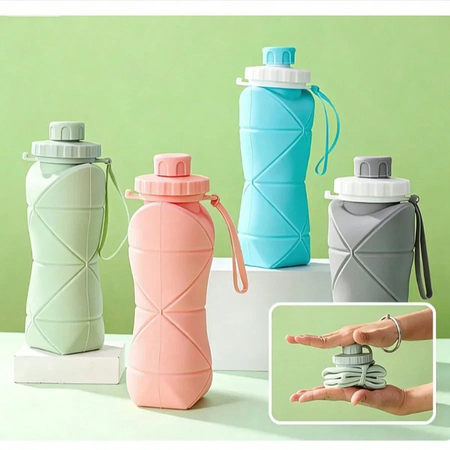 Collapsible Silicone Mug – Portable Outdoor Sport Drinking Cup Collapsible Silicone Mug Qme