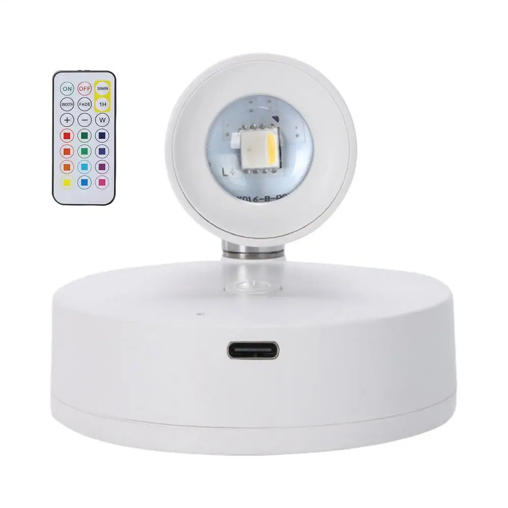 Rechargeable Wireless LED Plant Spotlight | Indoor Accent Light LED Accent Spotlight Qme A