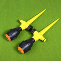 360° Rotating Garden Sprinkler 2-Pack – Lawn Irrigation Garden Sprinkler Qme A1