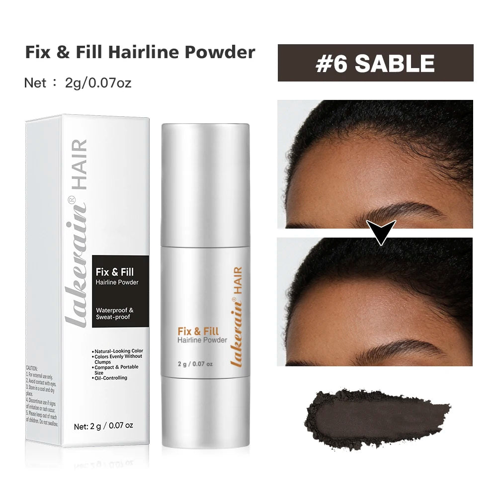 Lakerain Hairline Filling & Eyebrow Shading Powder – 2g Hairline Filling Powder Qst 06