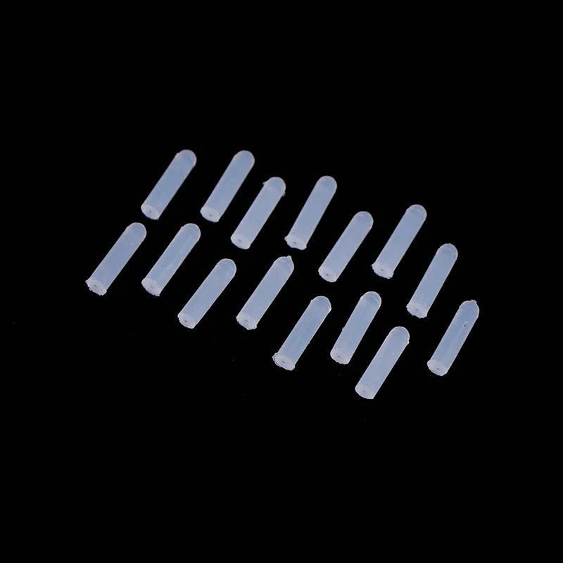 Silicone Plug Caps for Dispensing Syringe Needles – 15pcs Dispensing Needle Caps Qme