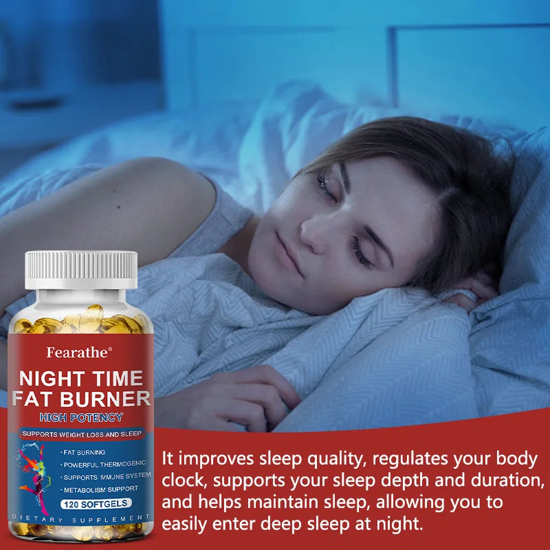 VITALXTRA Nighttime Metabolic Support Capsules – 60ct Wellness Supplement Qst