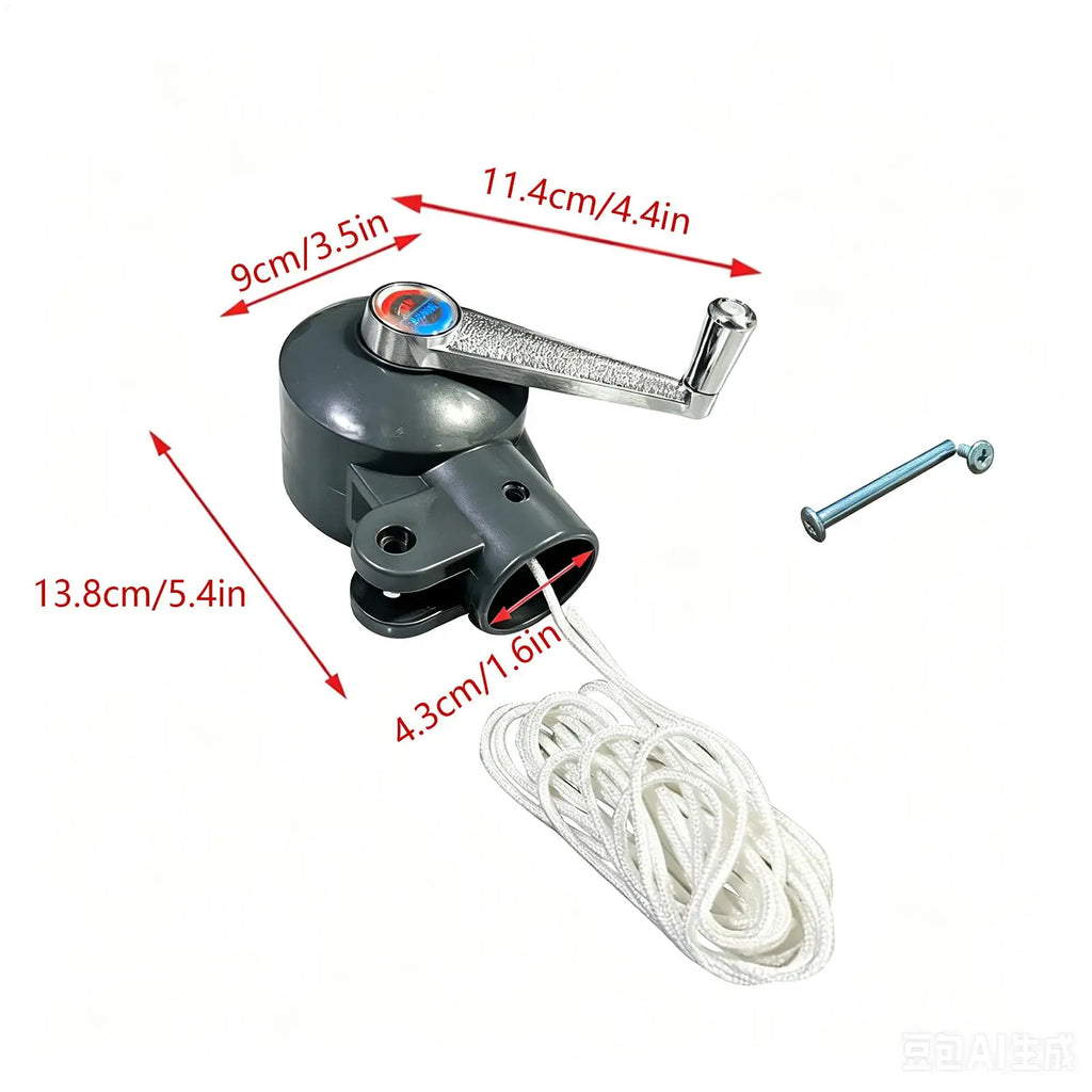 Anti-Slip Umbrella Crank Replacement Part – Weather Resistant Umbrella Replacement Part Qme